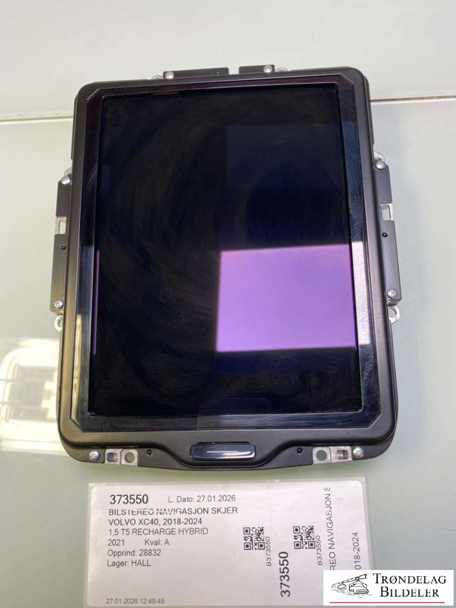Bilstereo navigasjon skjerm til Volvo XC40, 2018-2024  (31682851)