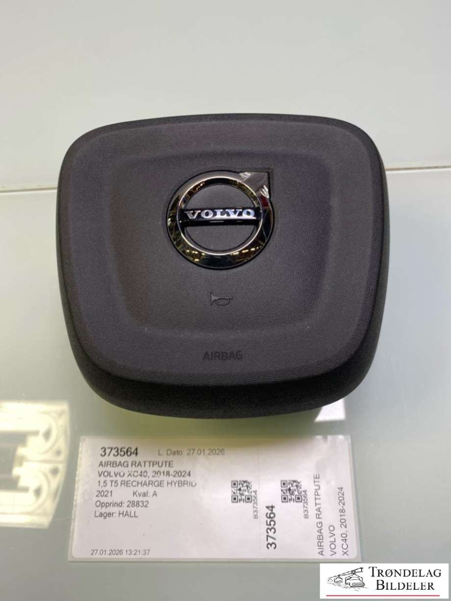 Airbag rattpute til Volvo XC40, 2018-2024  (34229307)