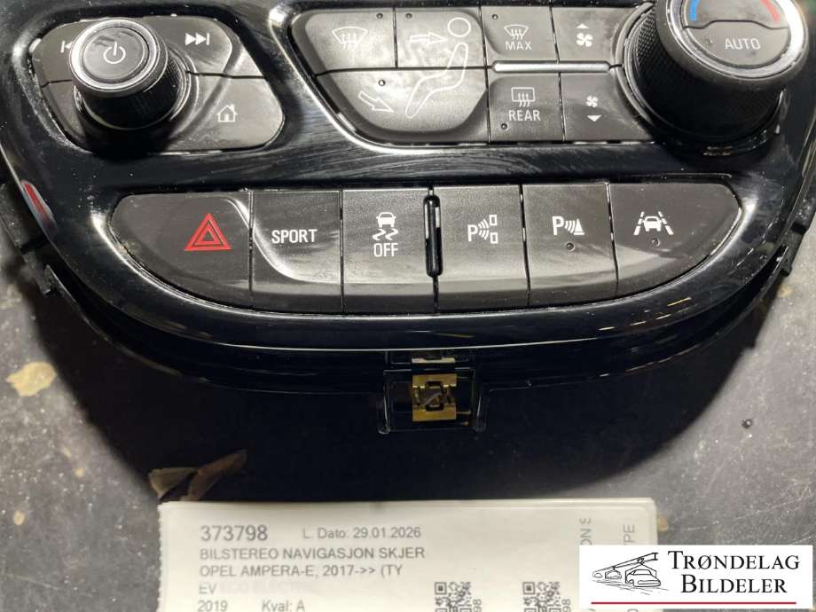 Bilstereo navigasjon skjerm til Opel Ampera-e 2017-->> (Type II)  (42639770|)