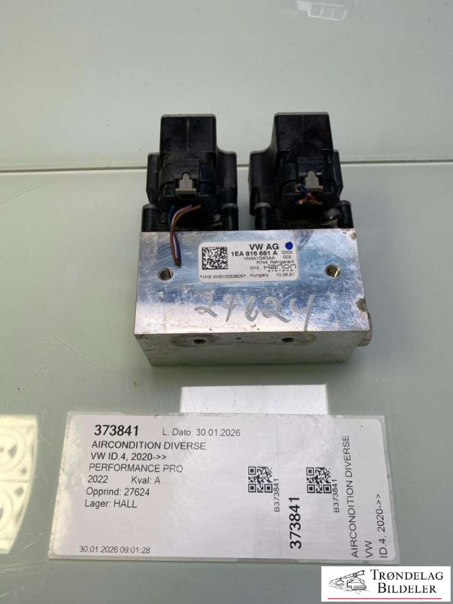 Aircondition diverse til VW ID.4, 2020-->>  (1EA816681A)