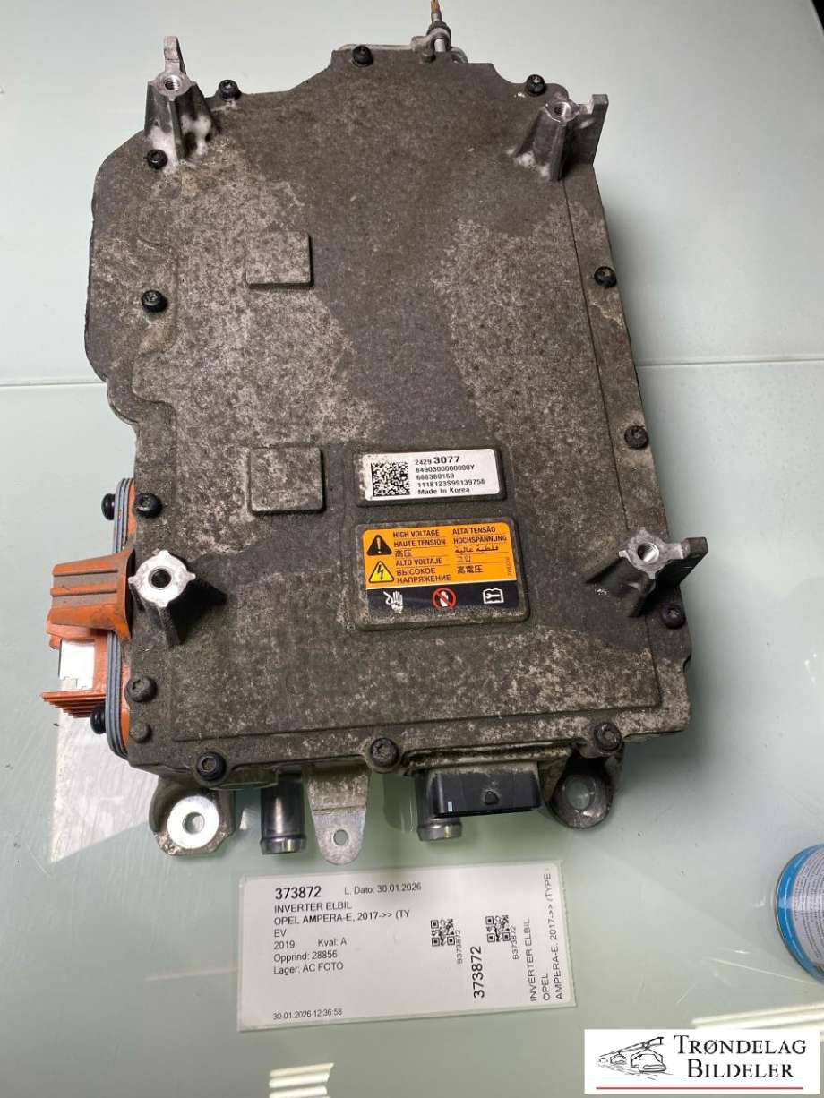 Inverter elbil til Opel Ampera-e, 2017-->> (Type II)  (24285374|24043524)