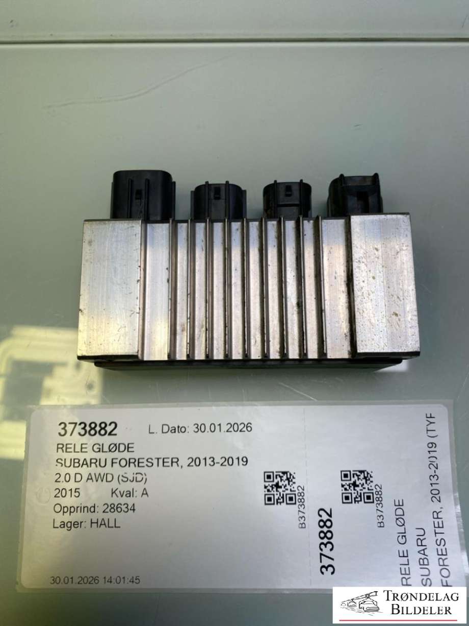 Rele gløde til Subaru Forester, 2013-2019 (Type IV)  (1327000030)