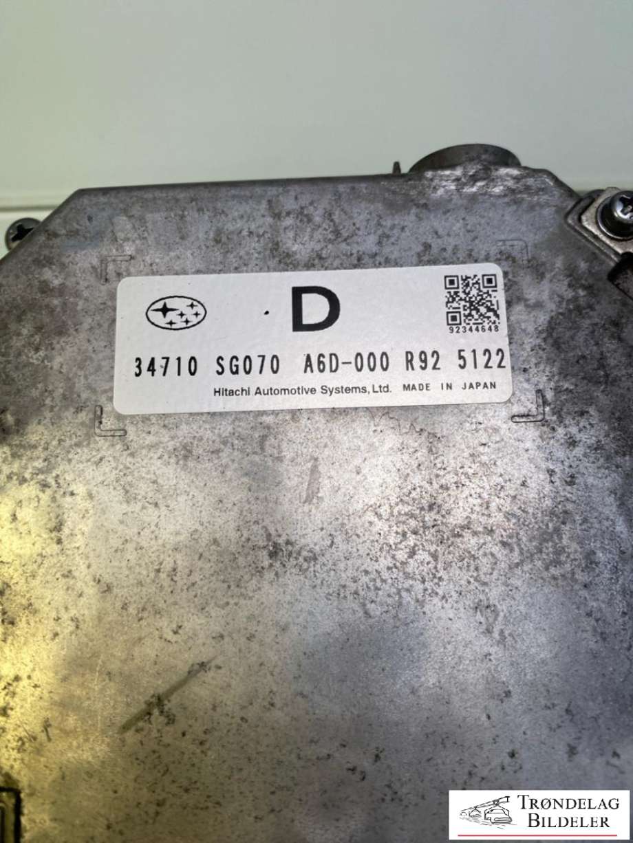 Styreenhet diverse til Subaru Forester 2013-2019 (Type IV) (34710SG079|)