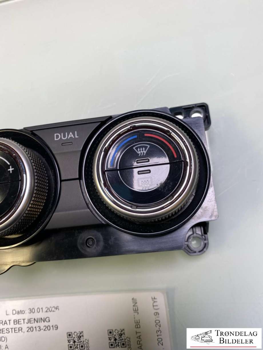 Varmeapparat betjening til Subaru Forester 2013-2019 (Type IV)  (72311SG630|)