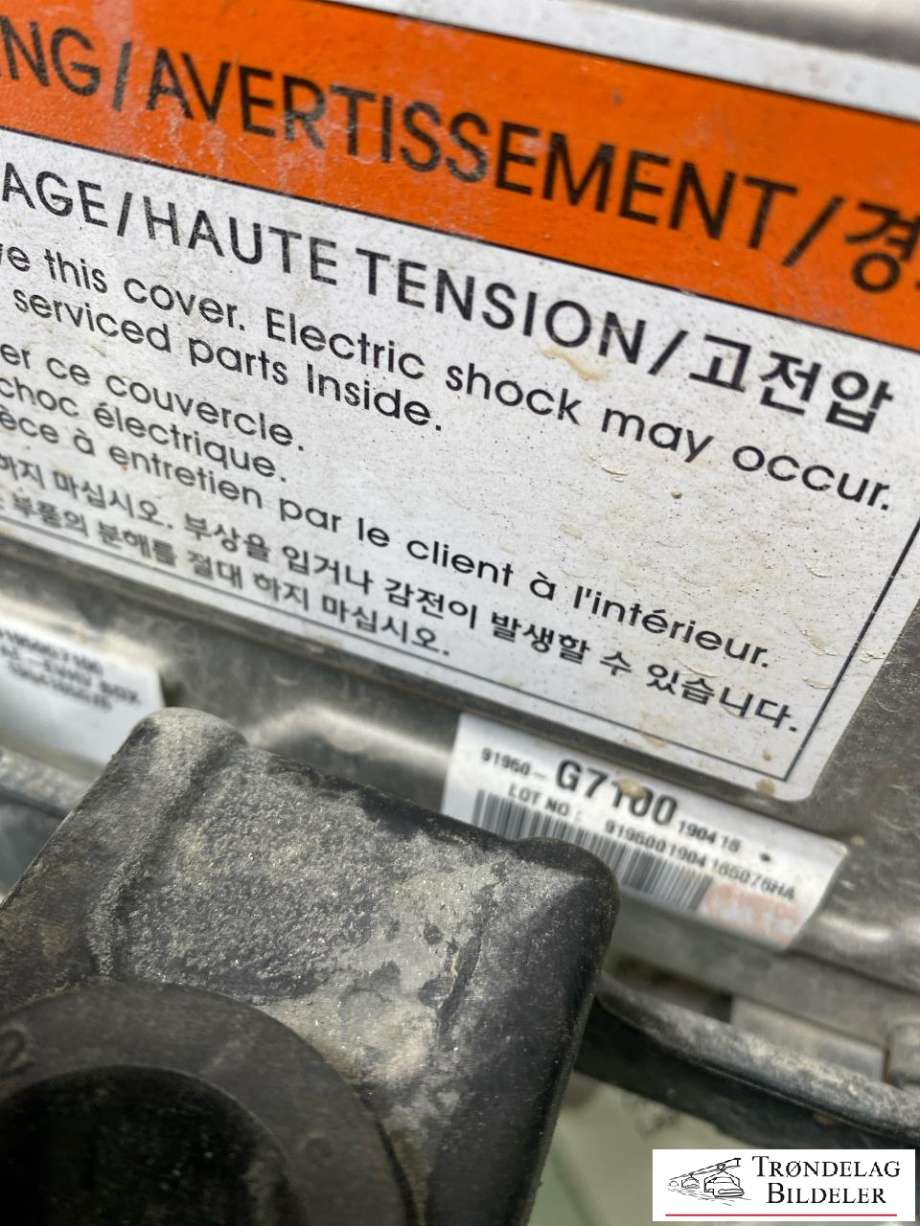 Inverter elbil til Hyundai Ioniq Electric 2019-->> (Fase 2)  (36600-0E250|36601-0E250|)