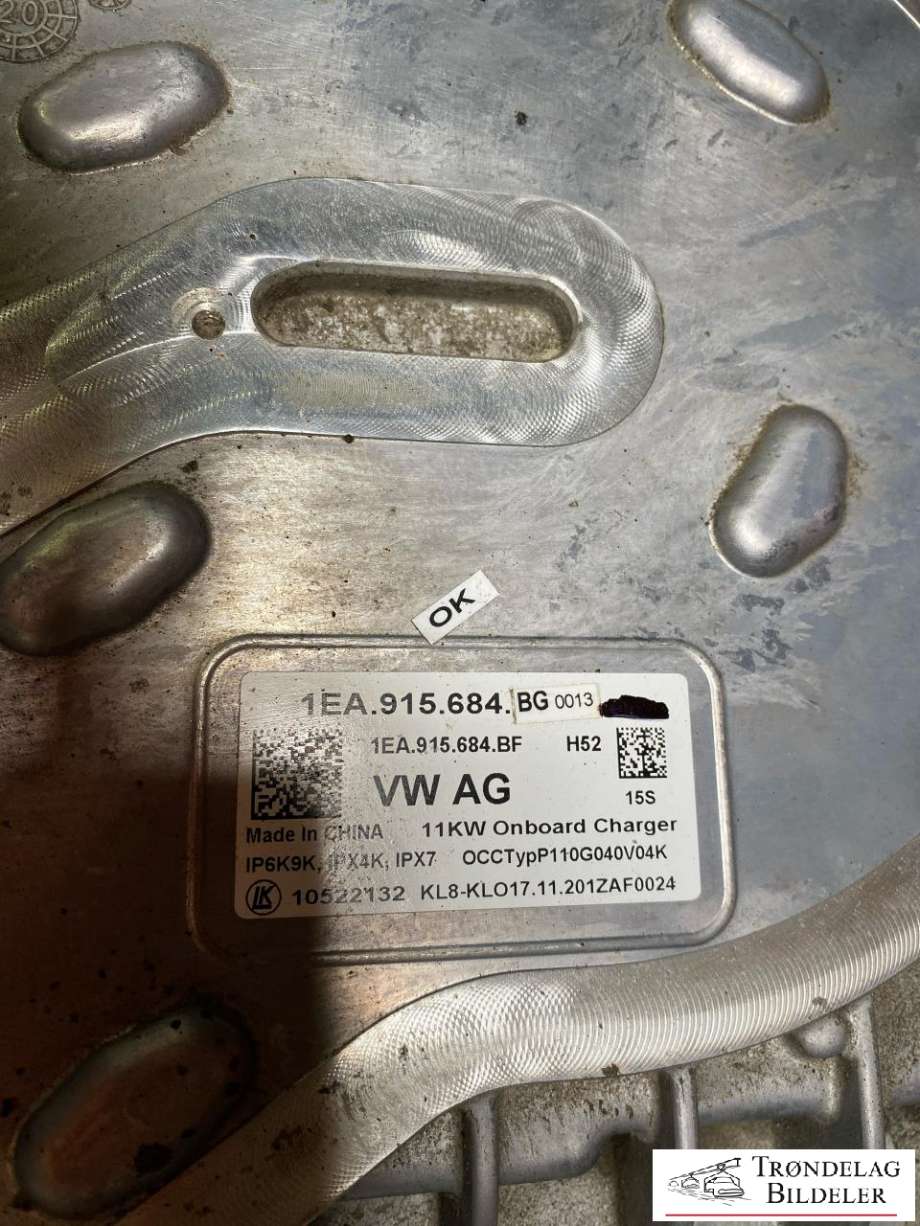 Batterilader (OBC - On Board Charger) til Škoda Enyaq 2021-->> (1EA 915 684 BG|)