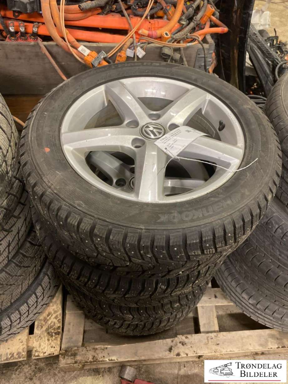 Hjulsett aluminium vinter til VW e-Golf, 2017-2020 (Fase 2)  (205/55/R16 6.5JX16 5X112 CB57.1MM)