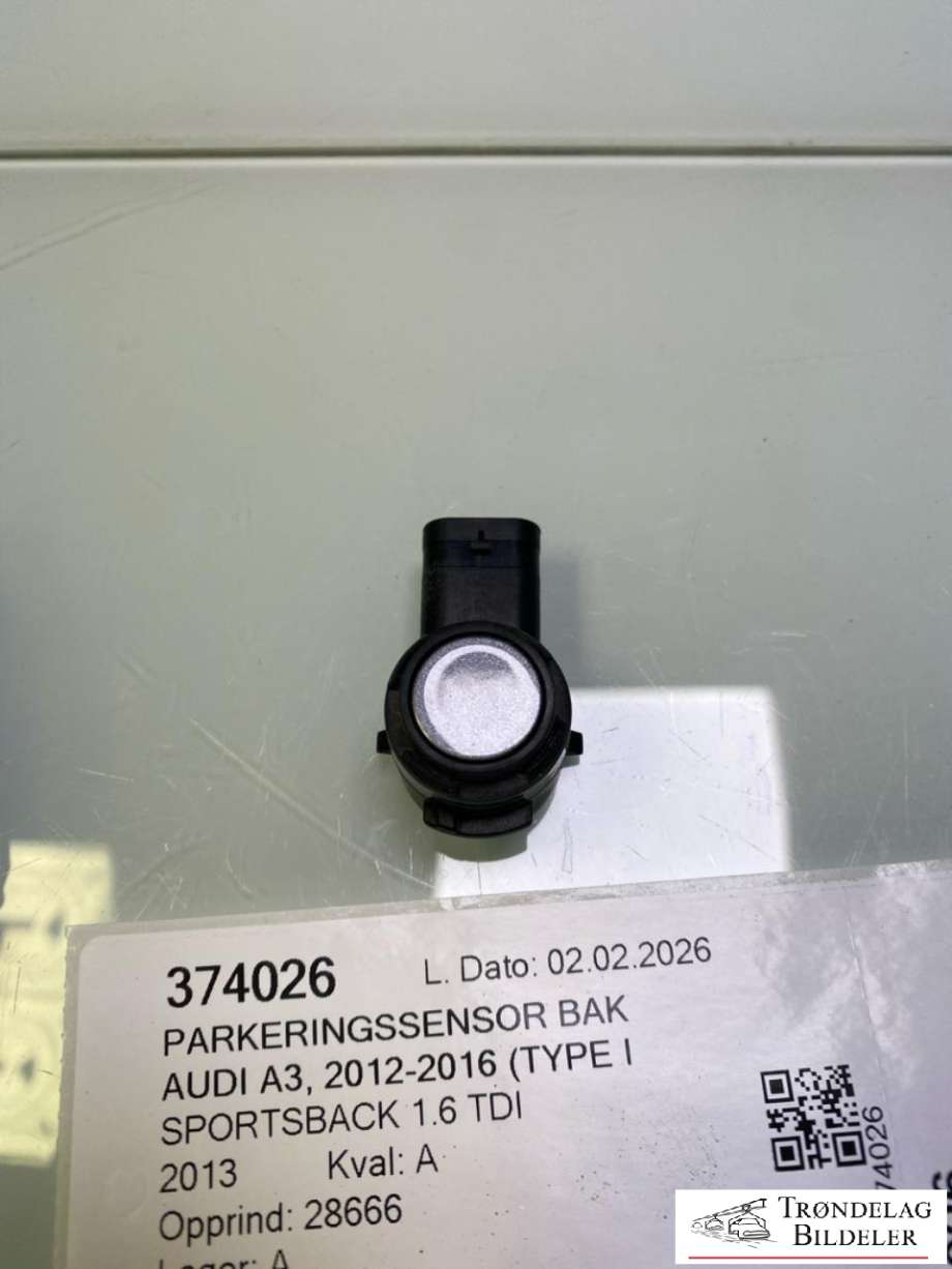 Parkeringssensor bak til Audi A3, 2012-2016 (Type III, Fase 1)  (5Q0919275A|5Q0 919 275 C|5Q0919275CGRU|1648388980|T4A5538)