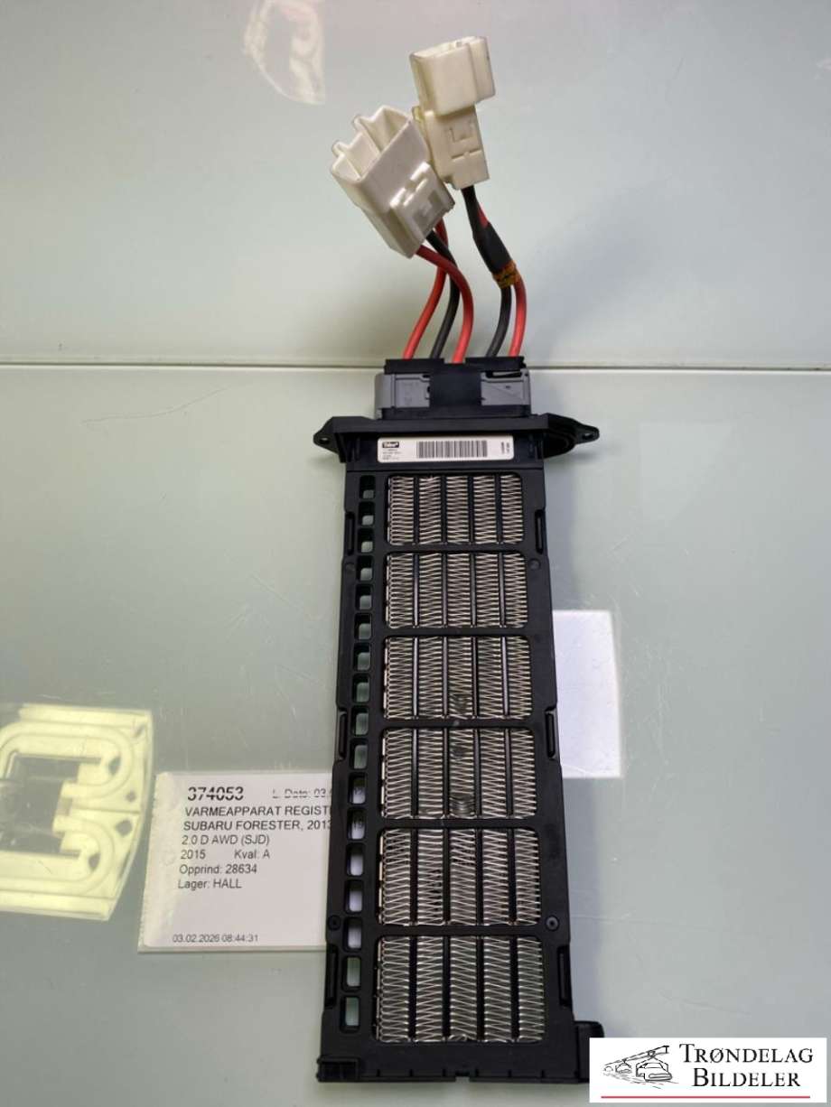 Varmeapparat register til Subaru Forester 2013-2019 (Type IV)  (T1013652KA|)