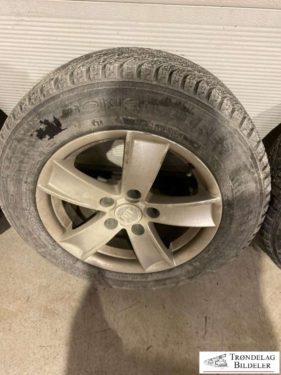 Hjulsett aluminium vinter til VW Golf VI 2008-2012  (NOKIAN HAKKA 10|165/65-15 95T| 7X15 5X112 ET45 CB57|1MM PIGG|5|2 MM MØNSTERDYBDE|48/2021)
