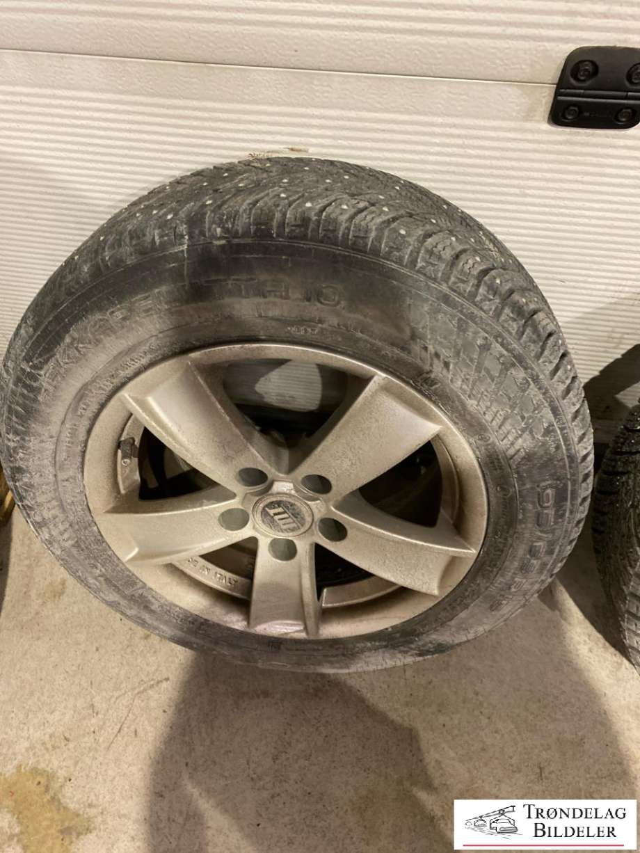 Hjulsett aluminium vinter til VW Golf VI 2008-2012  (NOKIAN HAKKA 10|165/65-15 95T| 7X15 5X112 ET45 CB57|1MM PIGG|5|2 MM MØNSTERDYBDE|48/2021)