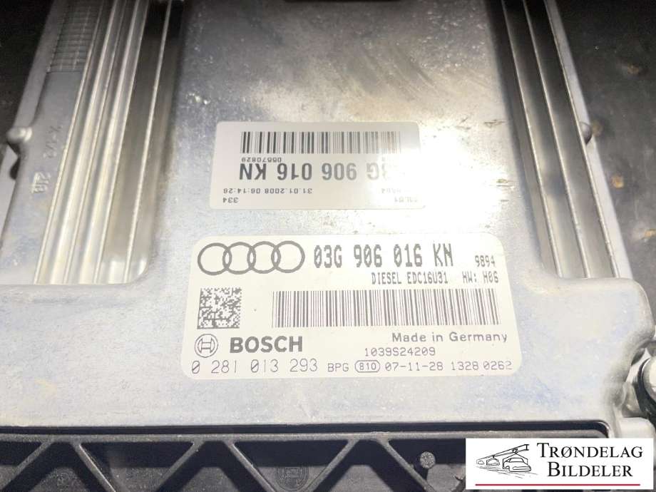 Styreenhet motor til Audi A4 2004-2008 (Type III) (B7) (B7) (03G 906 016 KN|)