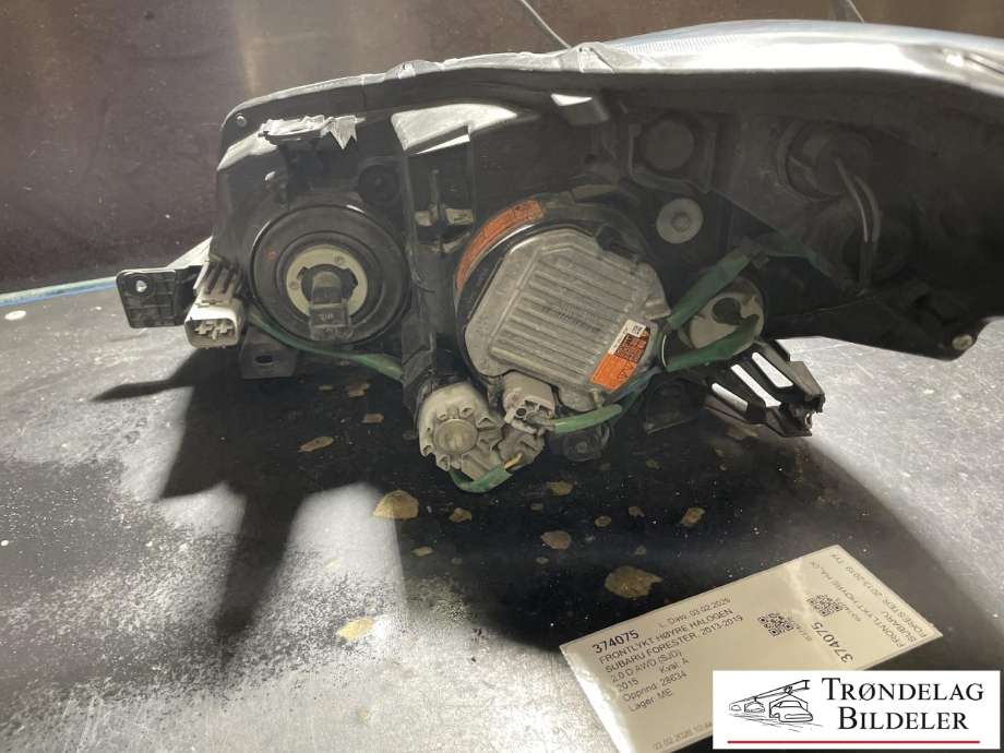 Frontlykt høyre halogen til Subaru Forester 2013-2019 (Type IV) (84002SG021|)