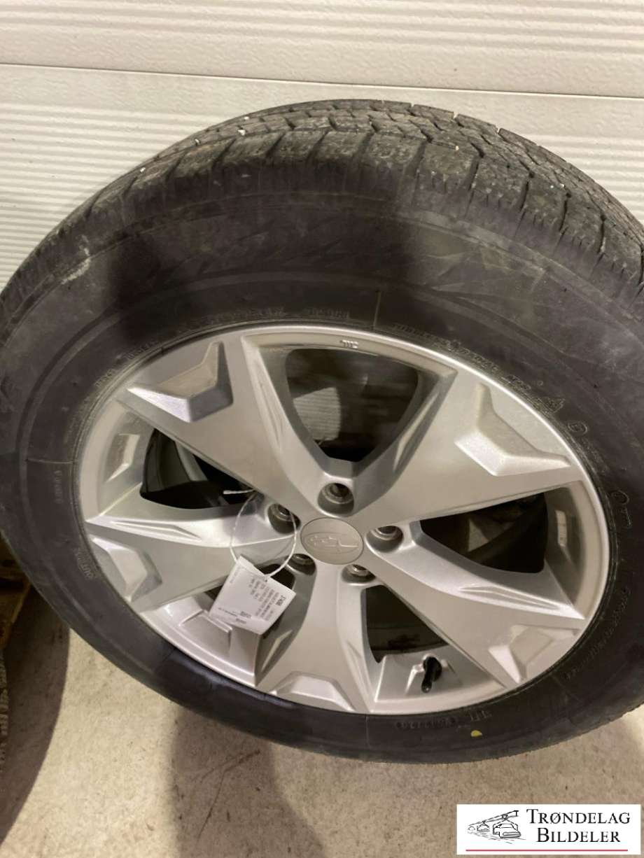 Hjulsett aluminium vinter til Subaru Forester 2013-2019 (Type IV)  (BRIDGESTONE|225/60 R17| 7X17|5X100 /ET48/CB56|1MM|5 MM MØNSTERDYBDE PIGGFRI|PROD ??)