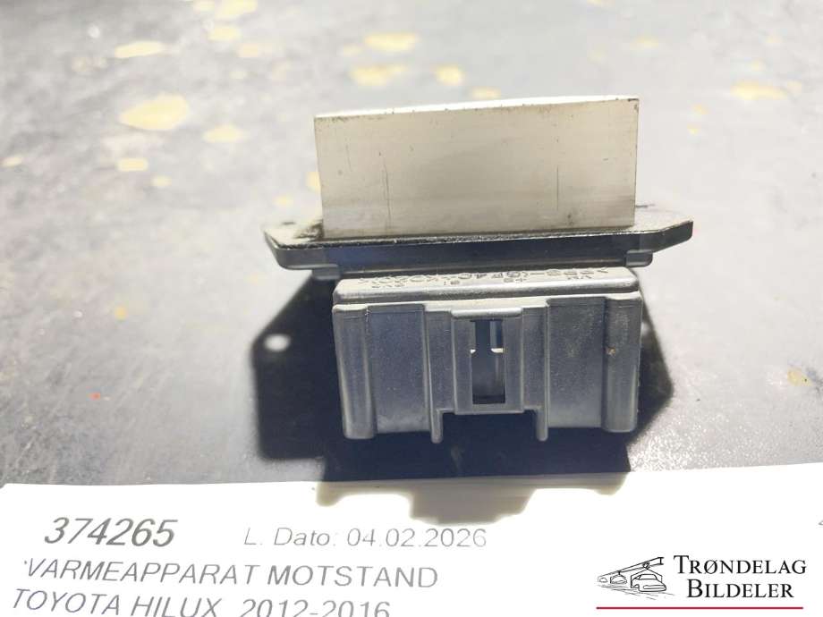 Varmeapparat motstand til Toyota Hilux 2012-2016  (499300-2240|)