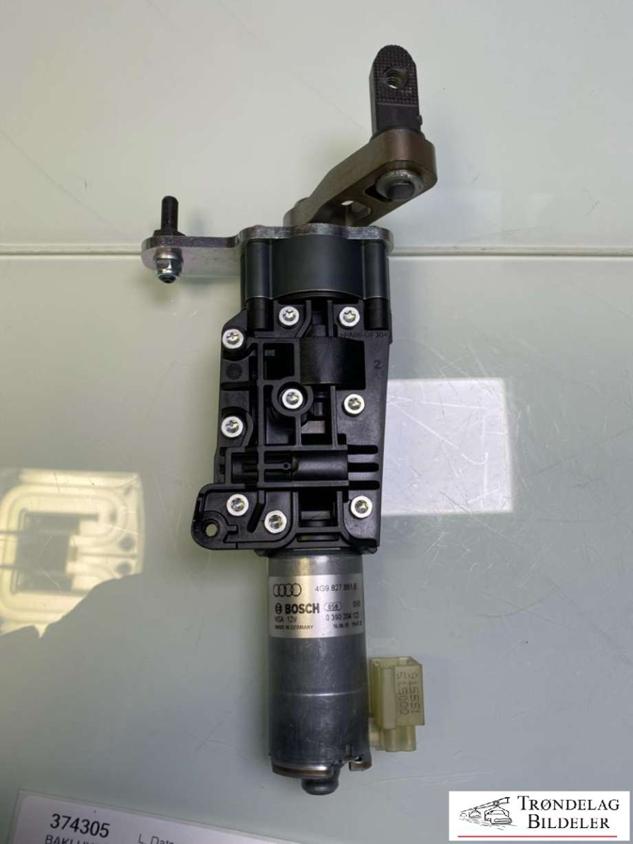 Baklukeåpner motor til Audi A6, Allroad 2015-2019 (Type III, Fase 2) (C7) (C7) (4G9 827 851 D|4G9 827 851 H|)