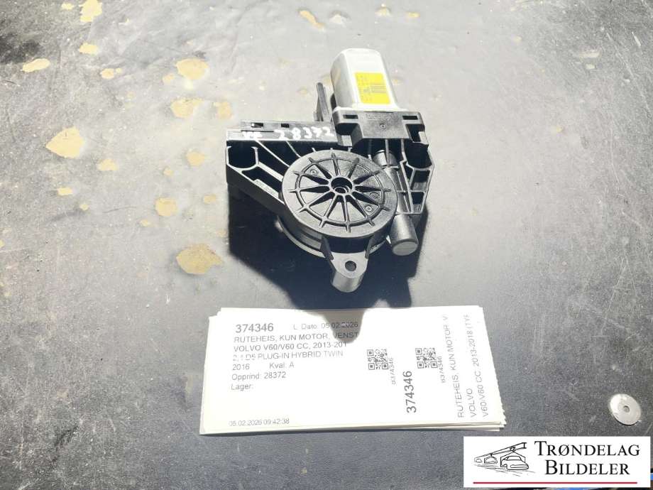 Ruteheis, kun motor, venstre foran til Volvo V60/V60 CC, 2013-2018 (Type I, Fase 2)  (31253061)