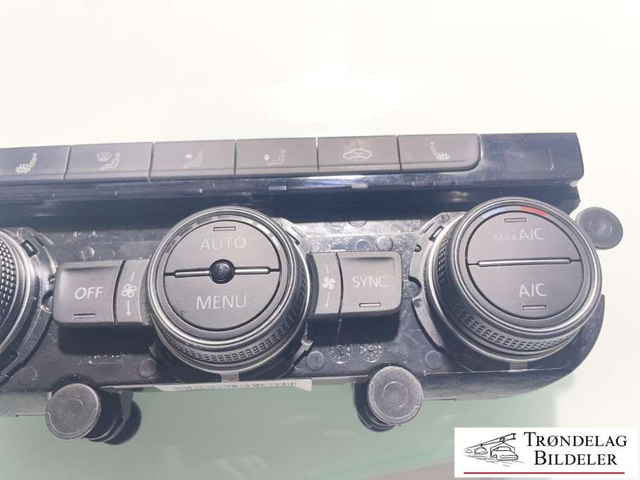 Varmeapparat betjening til VW e-Golf 2017-2020 (Fase 2) (5GE907044ANWZU|5GE907044AN|)