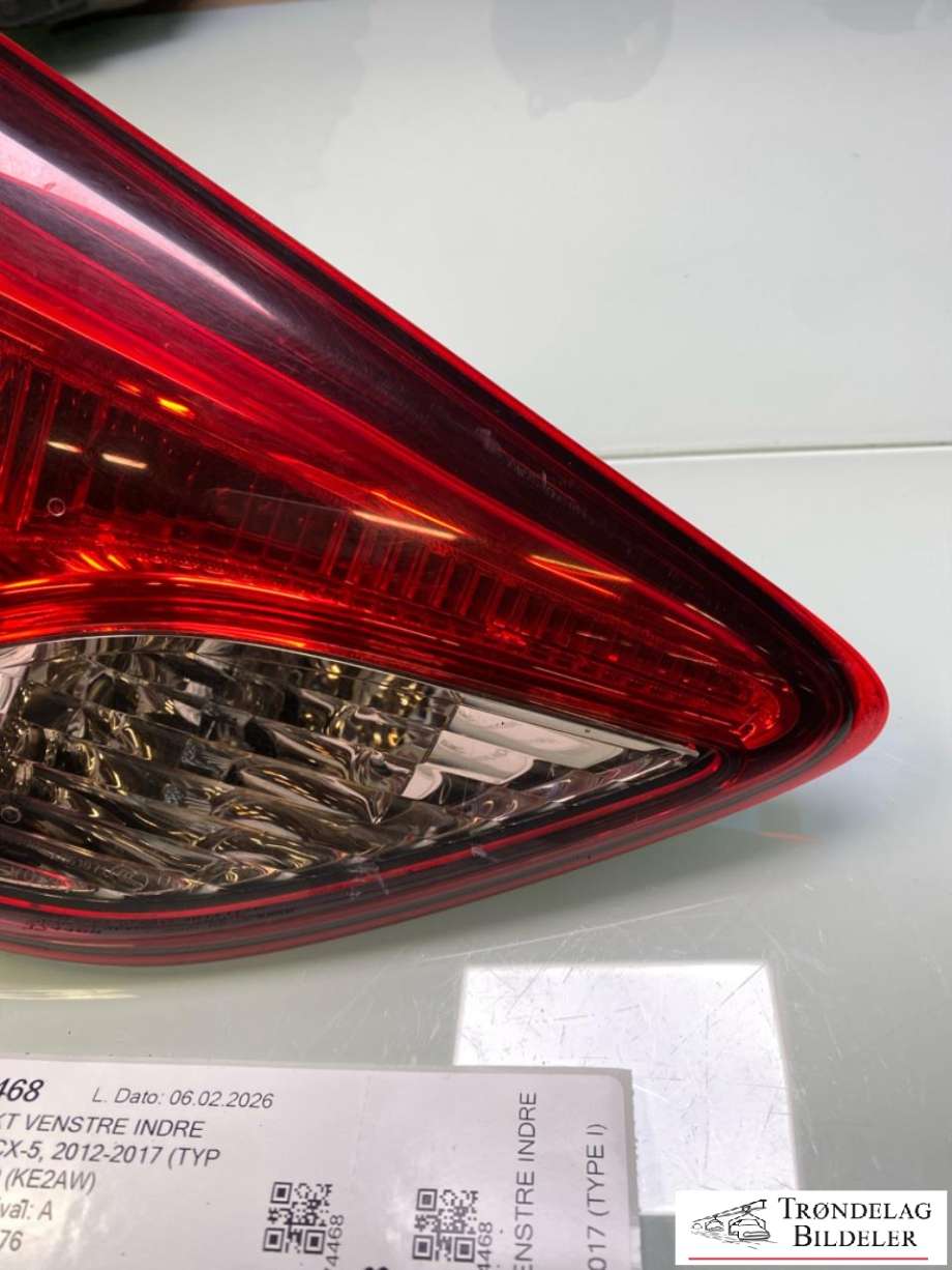 Baklykt venstre indre til Mazda CX-5 2012-2017 (Type I)  (KD53513G0C|)