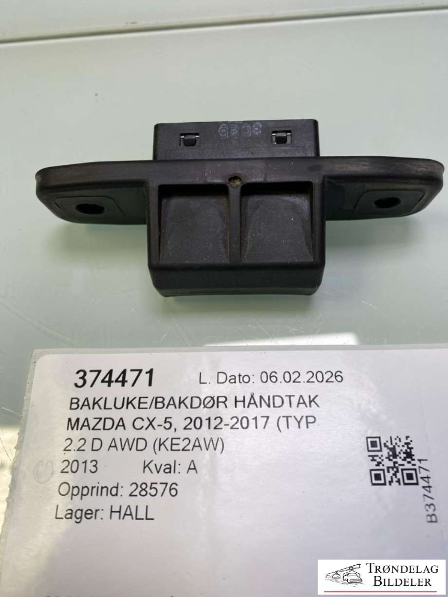 Bakluke/bakdør håndtak til Mazda CX-5 2012-2017 (Type I) (KD53-62-4B0A|)