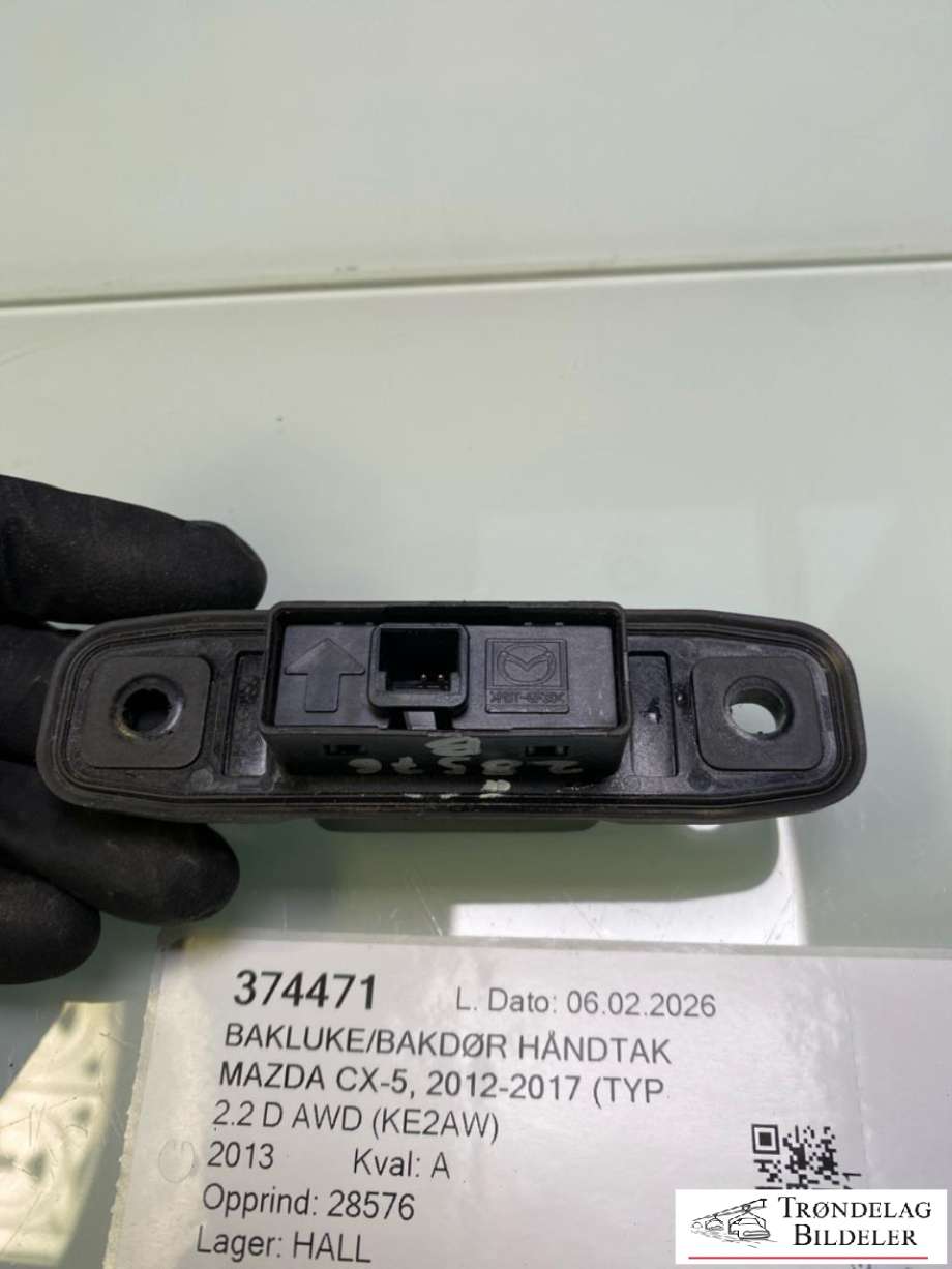 Bakluke/bakdør håndtak til Mazda CX-5 2012-2017 (Type I) (KD53-62-4B0A|)