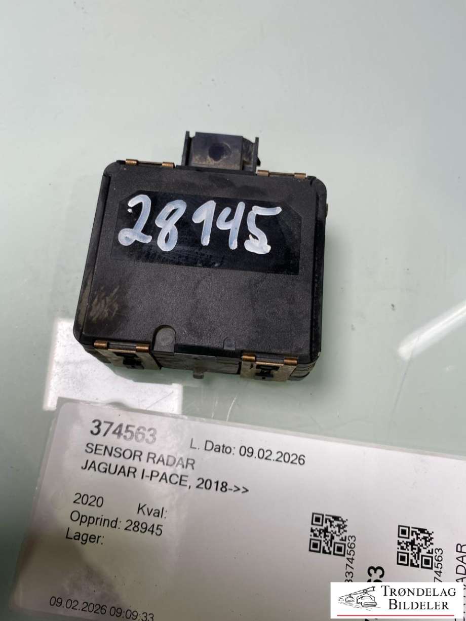 Sensor radar til Jaguar I-PACE 2018-->>  (T4K4056|J9D39G768AG|)