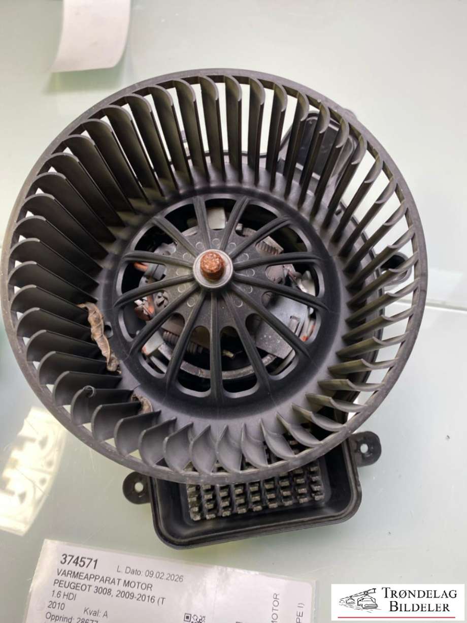 Varmeapparat motor til Peugeot 3008 2009-2016 (Type I) (T3953001|)