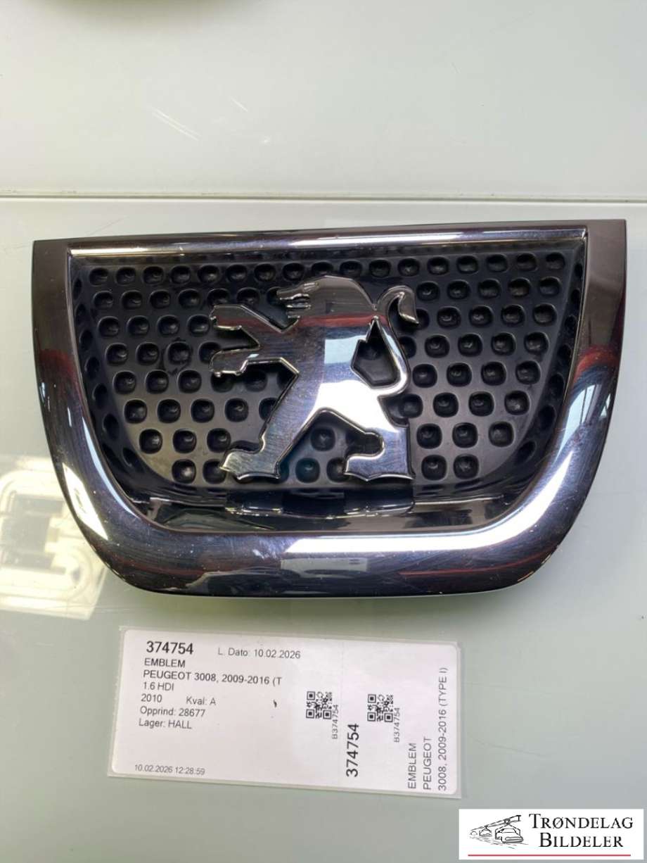 Emblem til Peugeot 3008, 2009-2016 (Type I)  (9685973077)
