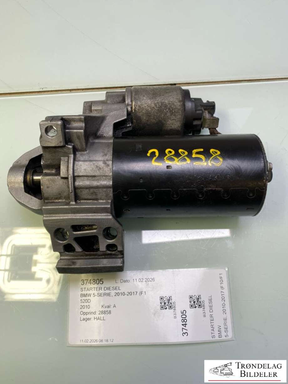 Starter diesel til BMW 5-Serie, 2010-2017 (F10/F11) (F10/F11) (1241850665701)