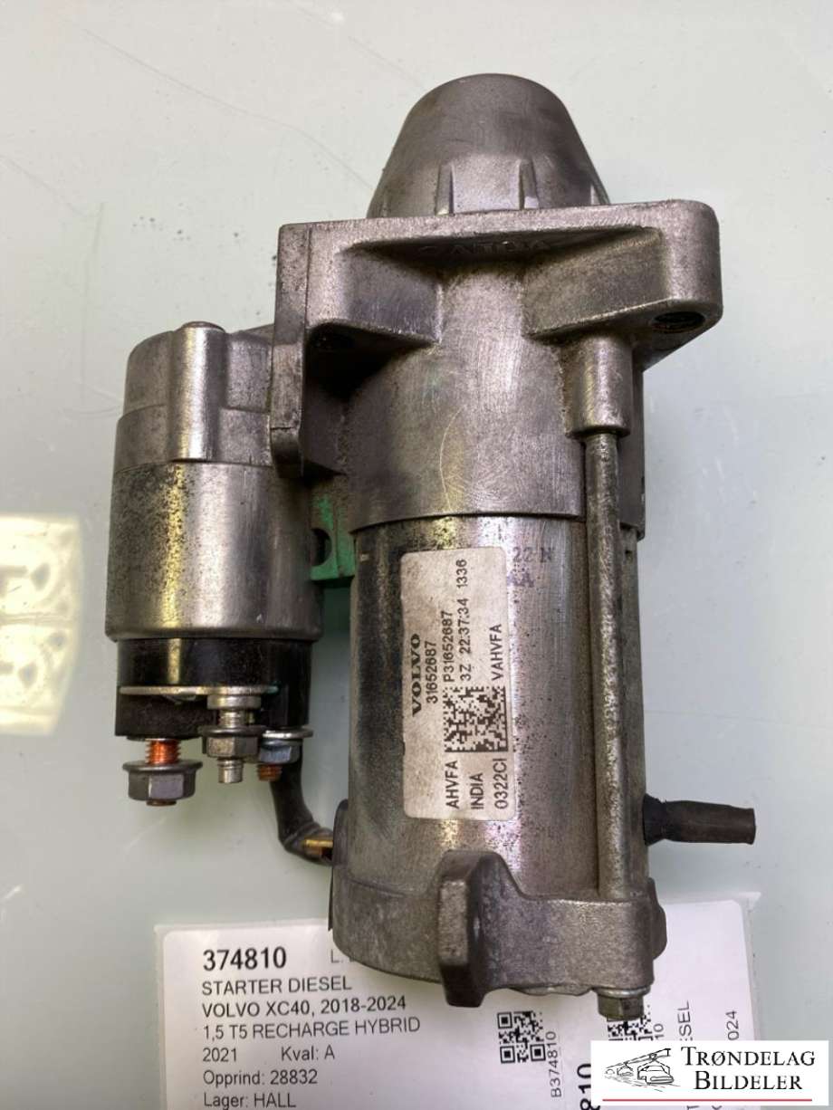 Starter diesel til Volvo XC40 2018-2024  (31652687|)