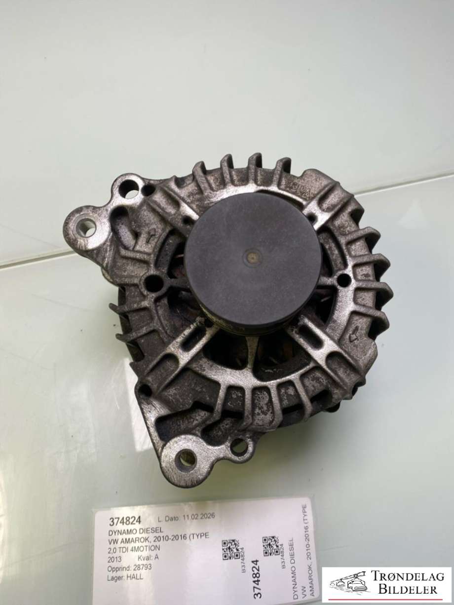 Dynamo diesel til VW Amarok 2010-2016 (Type I, Fase 1)  (03L903024S|)