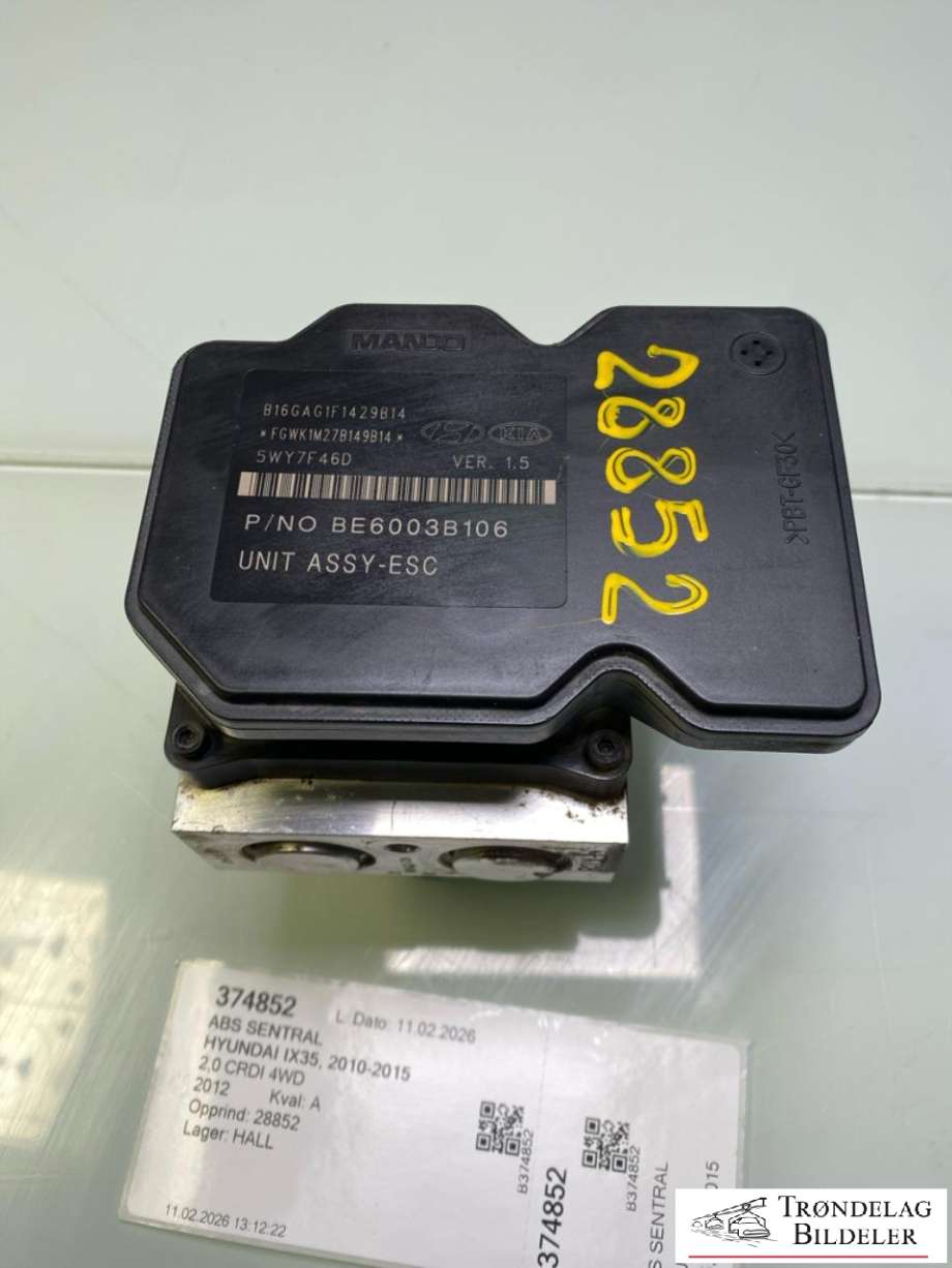 ABS sentral til Hyundai Ix35, 2010-2015  (BE6003B106)