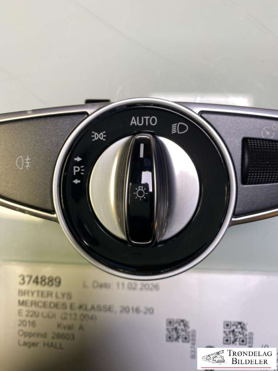 Bryter lys til Mercedes E-Klasse 2016-2023 (W213) (W213) (A2139053003|)