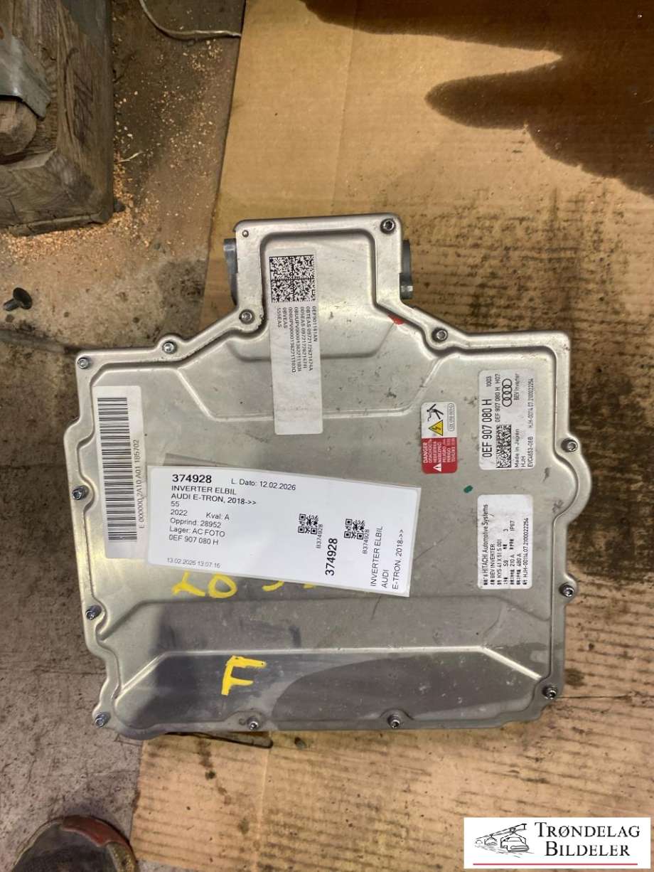 Inverter elbil til Audi e-tron, 2018-->>  (0EF 907 080 H)