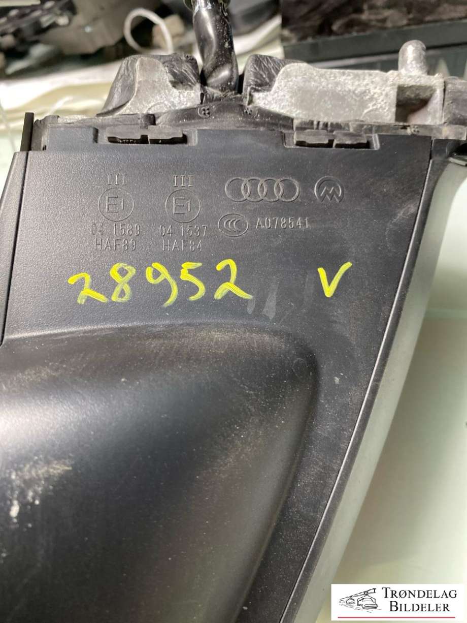 Speil venstre til Audi e-tron 2018-->> (4KL 857 409 AH|4KE 857 535 N|4N0 980 546)