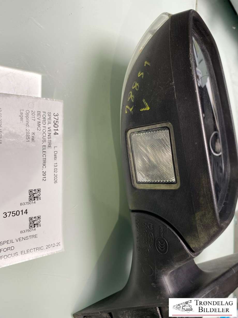 Speil venstre til Ford Focus, electric 2012-2018  