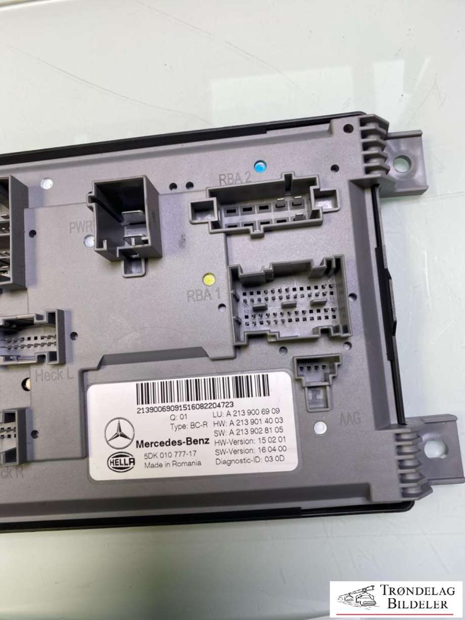 Styreenhet (SAM - Signal Acquisition Module) til Mercedes E-Klasse 2016-2023 (W213) (W213) (A2139006909|)