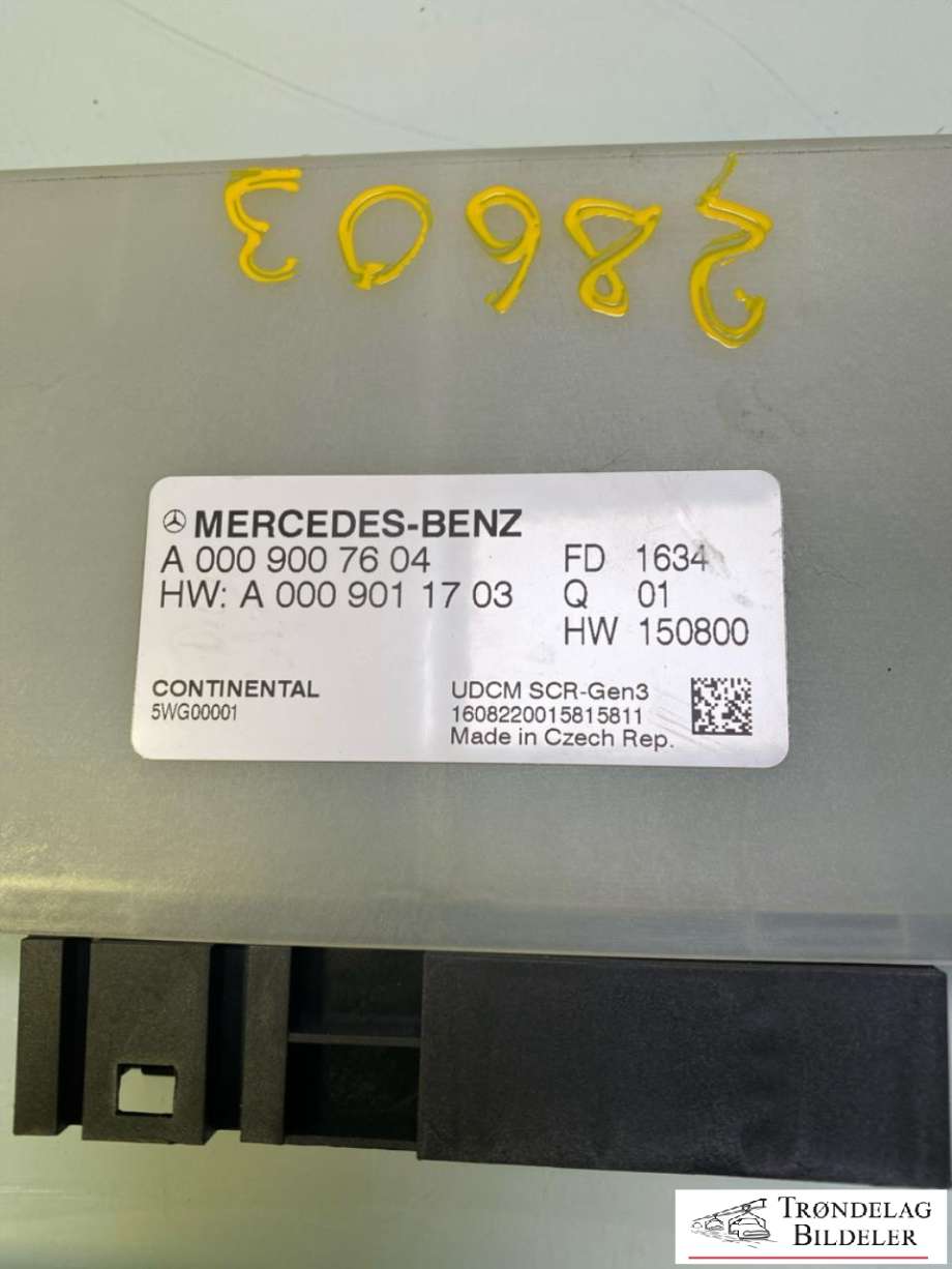 Styreenhet diverse til Mercedes E-Klasse 2016-2023 (W213) (W213) (A0009007604|)