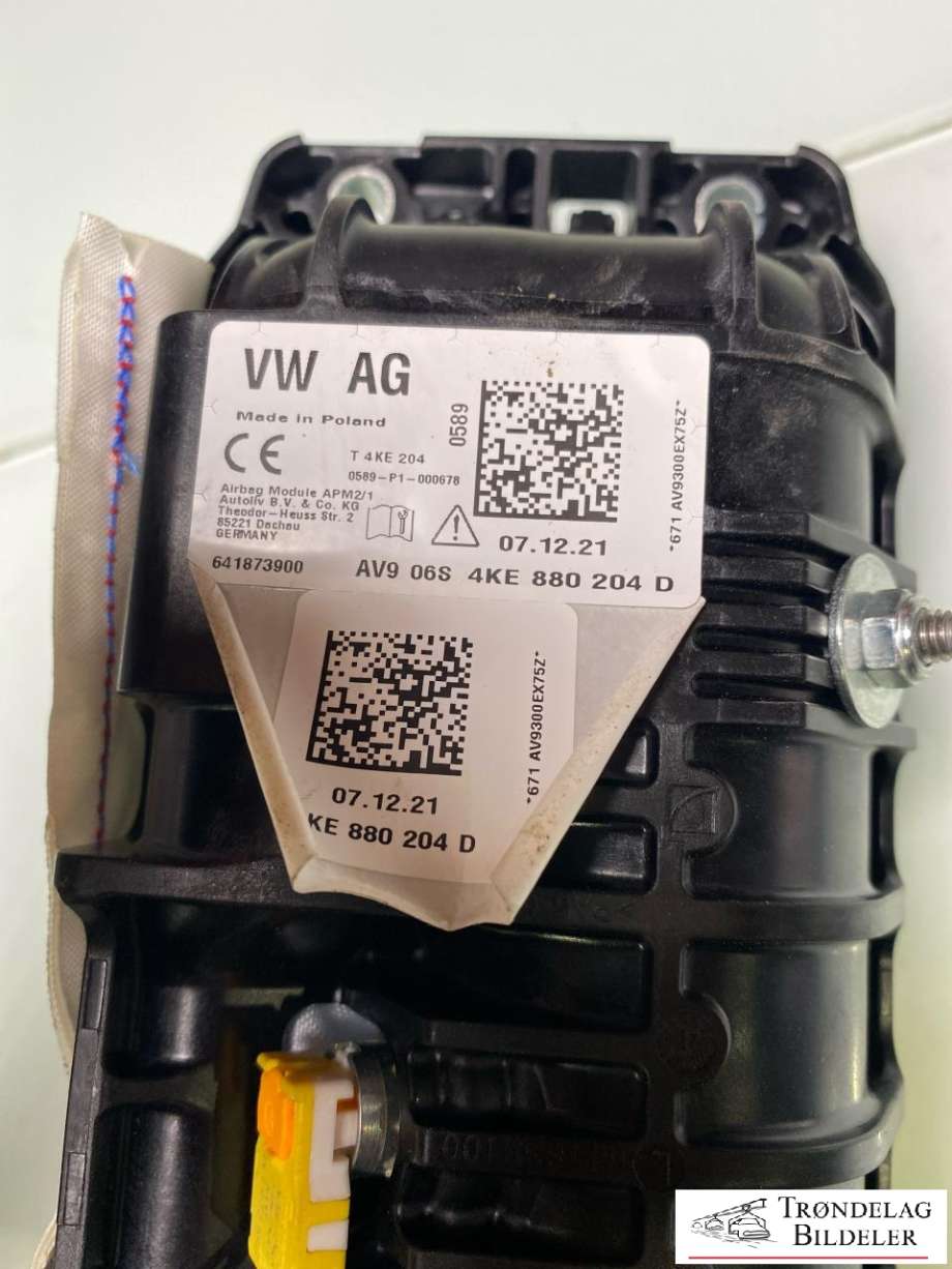 Airbag kne til Audi e-tron 2018-->>  (4KE880204D|)