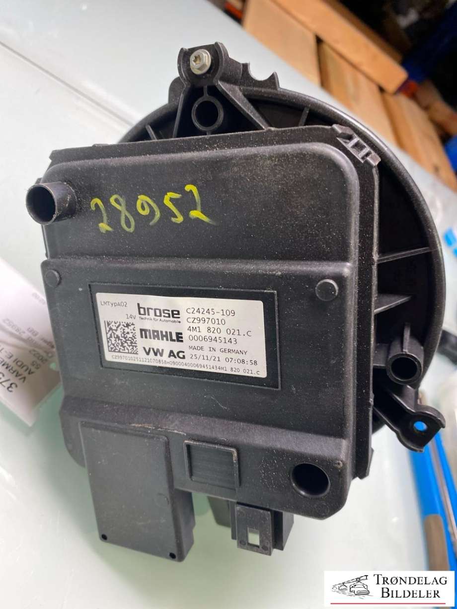 Varmeapparat motor til Audi e-tron 2018-->> (4M1 820 021 B|4M1 820 021 C|)
