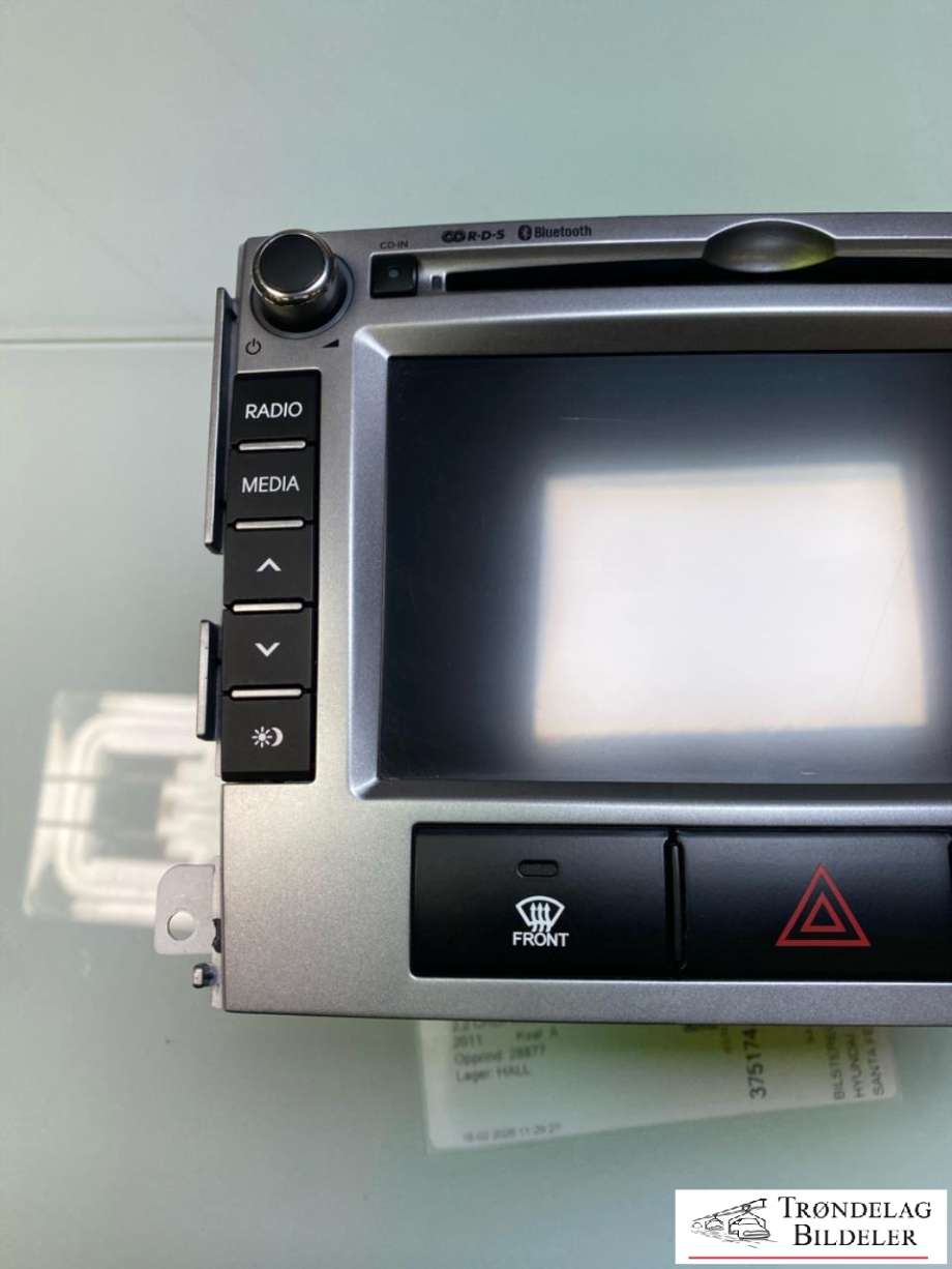 Bilstereo til Hyundai Santa Fe 2010-2012 (Type II, Fase 2)  (965602B820|)