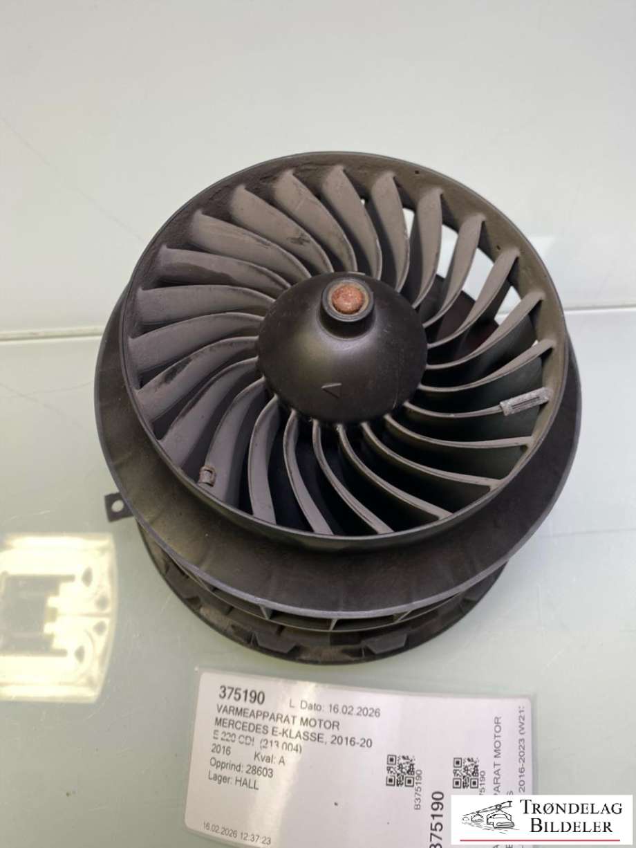 Varmeapparat motor til Mercedes E-Klasse 2016-2023 (W213) (W213) (F011500093|)