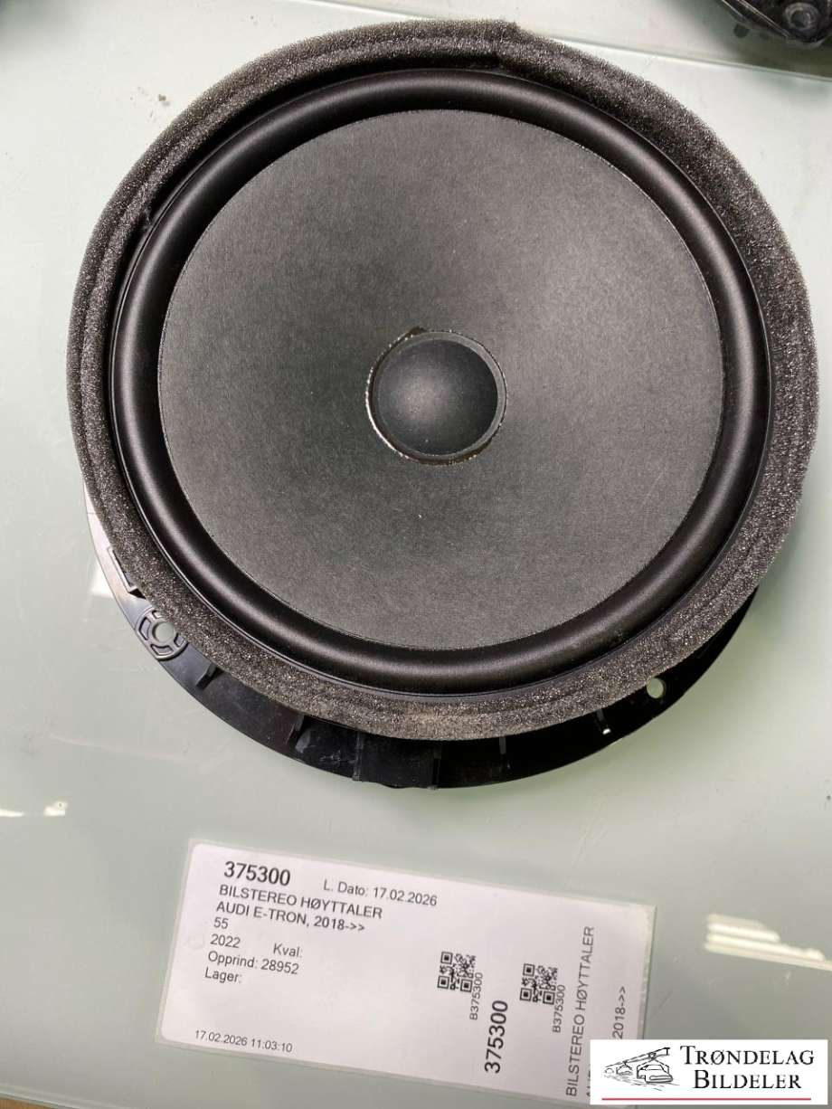 Bilstereo høyttaler til Audi e-tron, 2018-->>  (4K0 035 415)