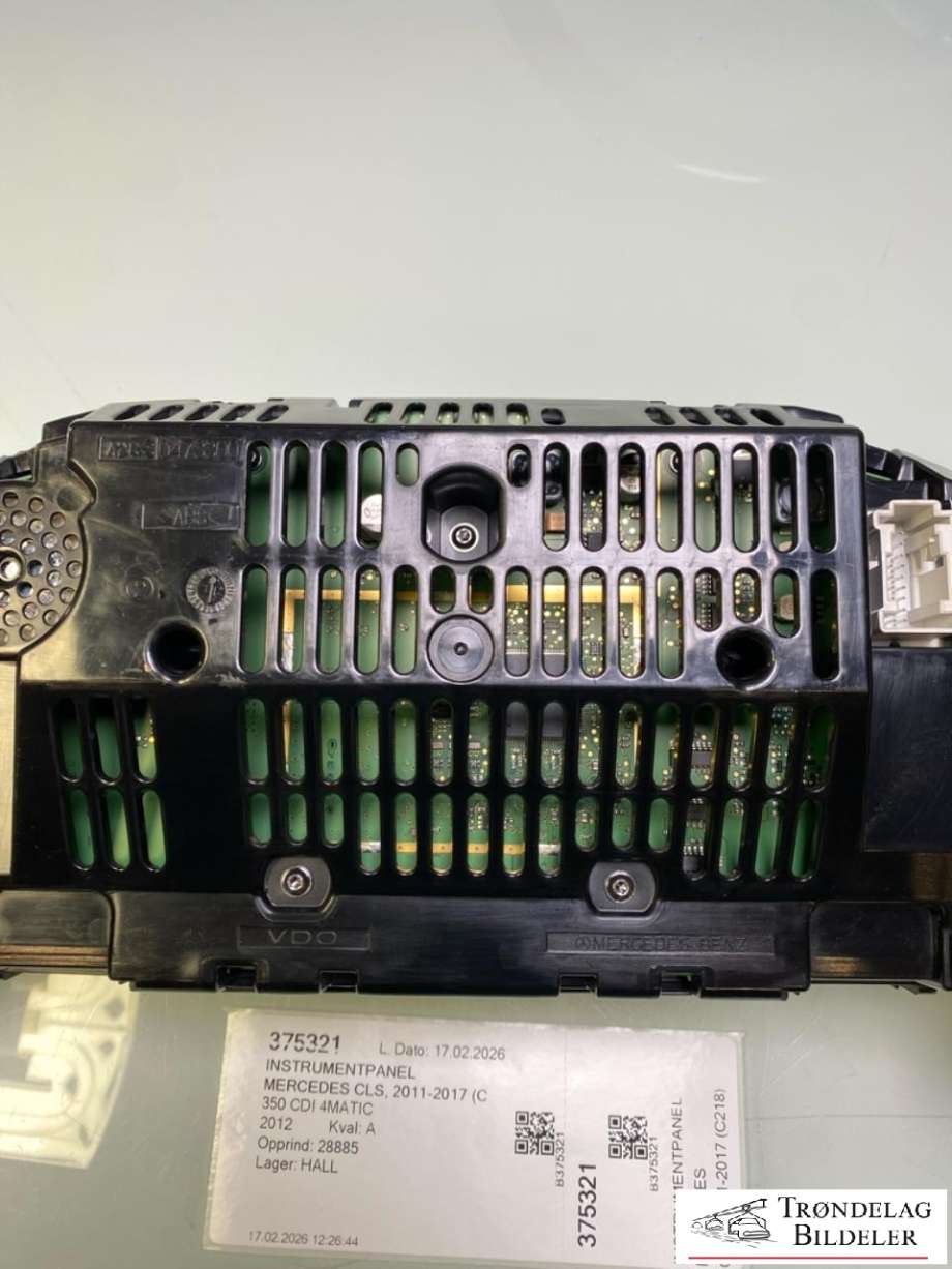 Instrumentpanel til Mercedes CLS 2011-2017 (C218) (C218) (A2189005303|)