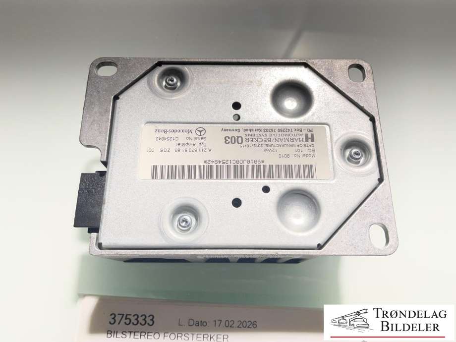 Bilstereo forsterker til Mercedes CLS 2011-2017 (C218) (C218) (A 211 870 51 89|)