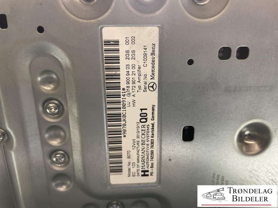 Bilstereo forsterker til Mercedes CLS 2011-2017 (C218) (C218) (A 218 900 94 03|A 212 900 62 26|)