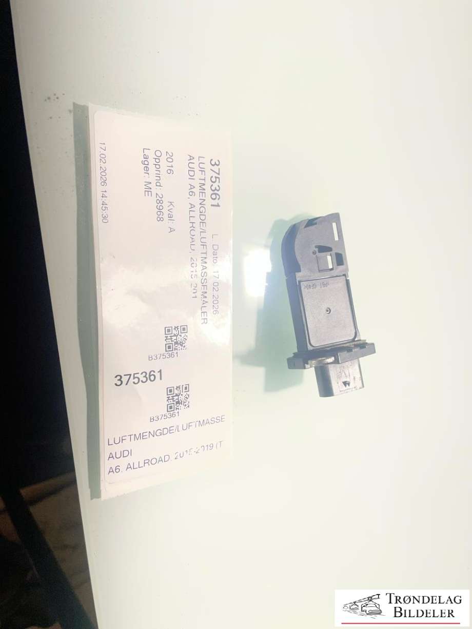 Luftmengde/luftmassemåler til Audi A6, Allroad 2015-2019 (Type III, Fase 2) (C7) (C7) (059 906 461 S|)