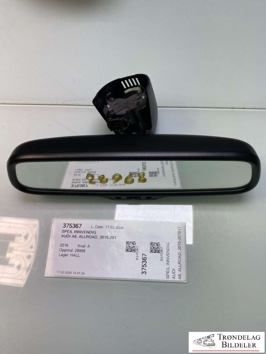 Speil innvendig til Audi A6, Allroad, 2015-2019 (Type III, Fase 2) (C7) (C7) (4H08575114PK)
