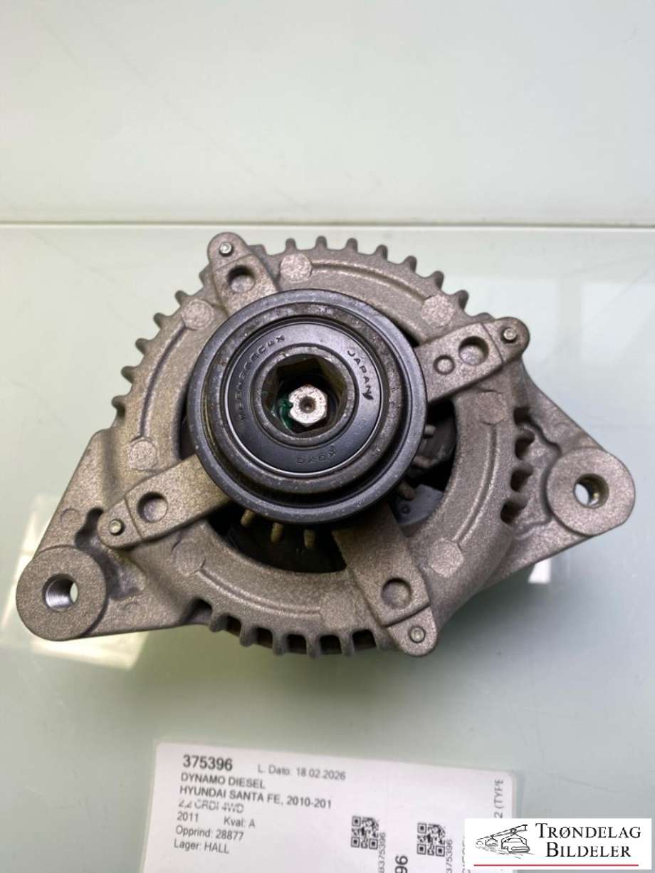 Dynamo diesel til Hyundai Santa Fe 2010-2012 (Type II, Fase 2)  (1042101060|)