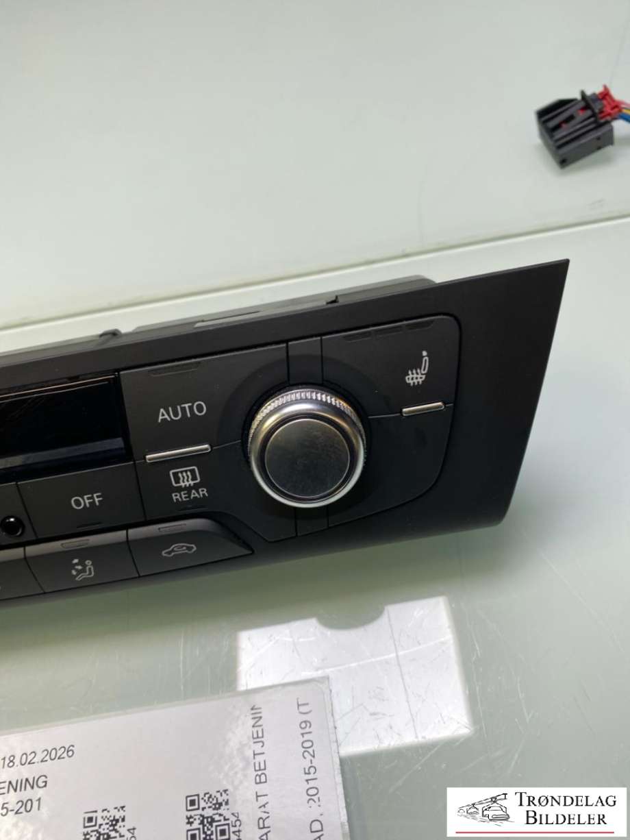 Varmeapparat betjening til Audi A6, Allroad 2015-2019 (Type III, Fase 2) (C7) (C7) (4G0820043CD|)